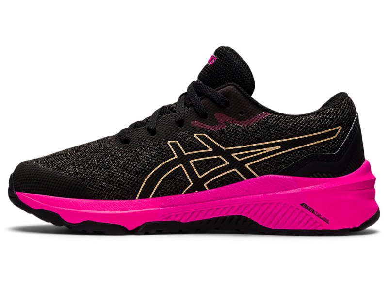 Asics Gt-1000 11 Športne Superge Otroški Temno Sive Rumene | SI8688-030