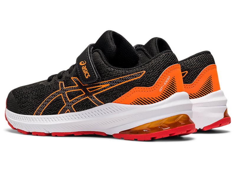 Asics Gt-1000 11 Športne Superge Otroški Temno Sive Rdeče | SI9979-731