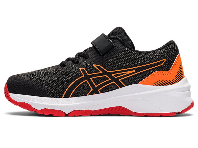 Asics Gt-1000 11 Športne Superge Otroški Temno Sive Rdeče | SI9979-731