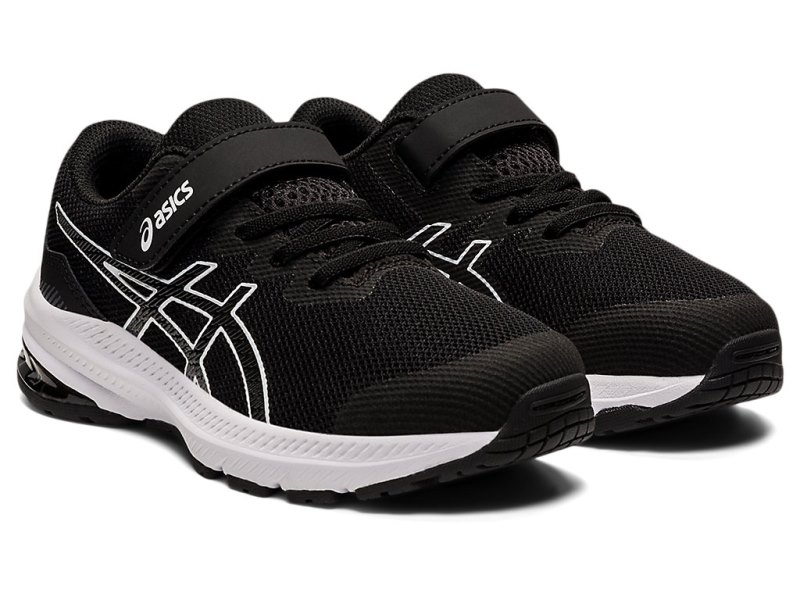 Asics Gt-1000 11 Športne Superge Otroški Črne Bele | SI2497-607