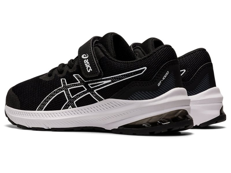 Asics Gt-1000 11 Športne Superge Otroški Črne Bele | SI2497-607