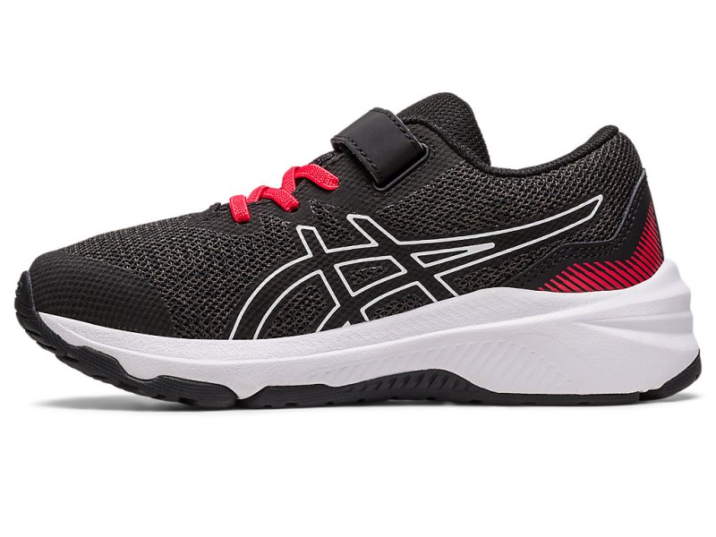 Asics Gt-1000 11 Športne Superge Otroški Črne Rdeče | SI3776-844