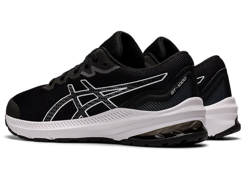 Asics Gt-1000 11 Športne Superge Otroški Črne Bele | SI3822-438