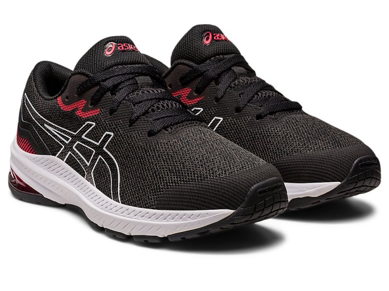 Asics Gt-1000 11 Športne Superge Otroški Črne Rdeče | SI7823-198