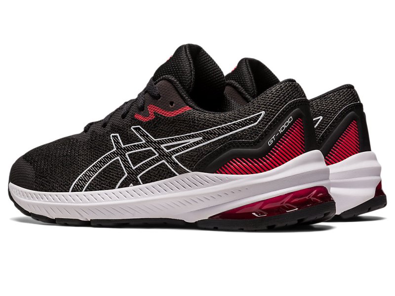 Asics Gt-1000 11 Športne Superge Otroški Črne Rdeče | SI7823-198