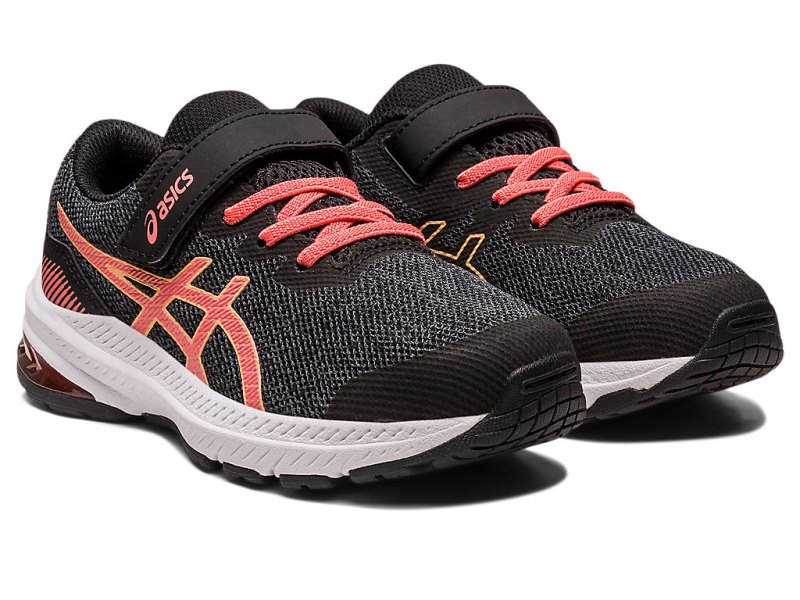 Asics Gt-1000 11 Športne Superge Otroški Črne Koralne | SI9942-546