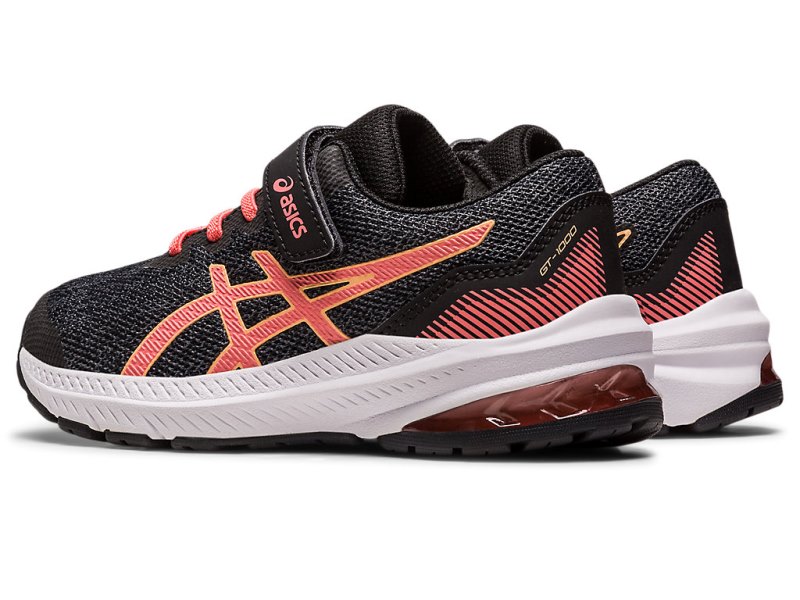 Asics Gt-1000 11 Športne Superge Otroški Črne Koralne | SI9942-546