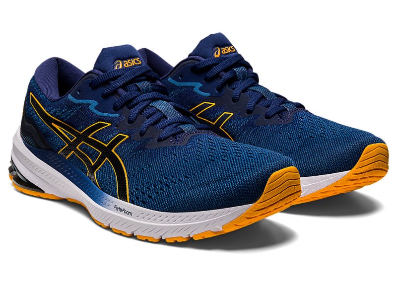 Asics Gt-1000 11 Tekaški Čevlji Moški Azurno Črne | SI3229-759