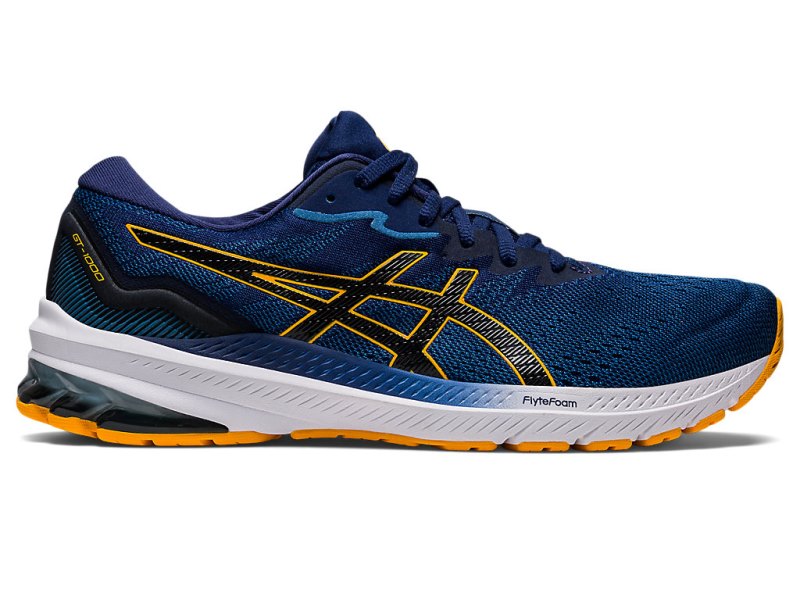 Asics Gt-1000 11 Tekaški Čevlji Moški Azurno Črne | SI3229-759