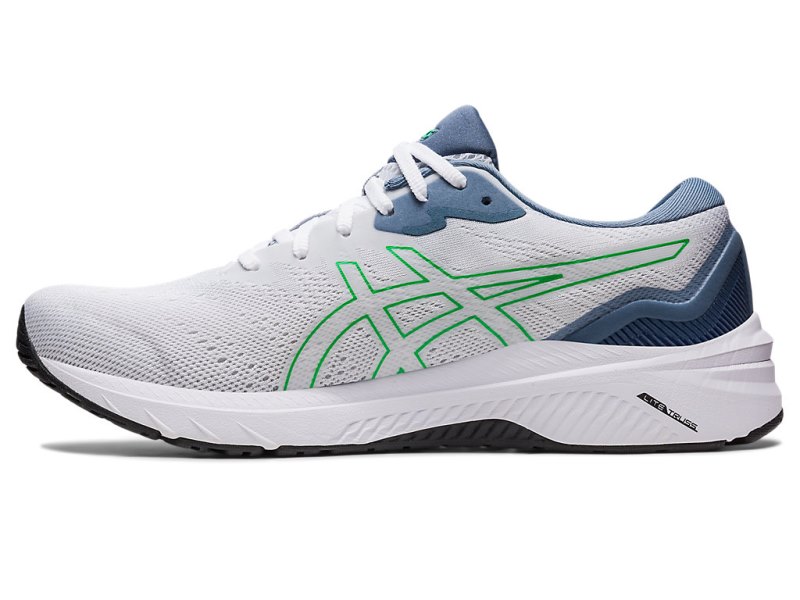 Asics Gt-1000 11 Tekaški Čevlji Moški Bele Sive Modre | SI2341-052