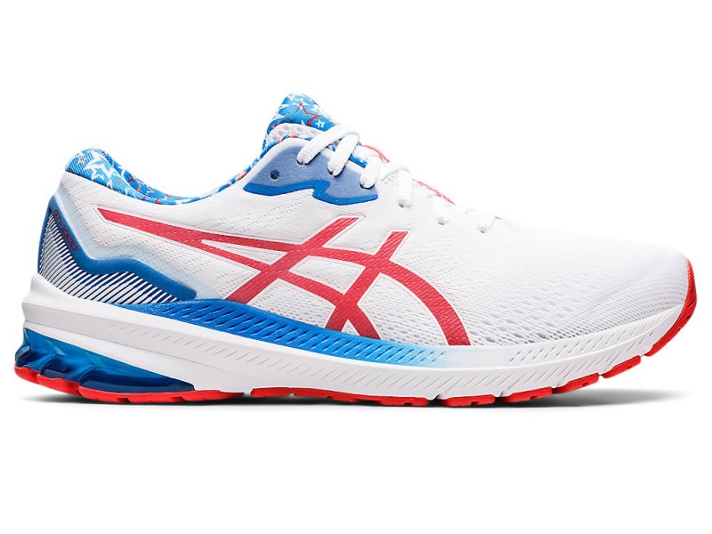 Asics Gt-1000 11 Tekaški Čevlji Moški Bele Rdeče | SI2636-017