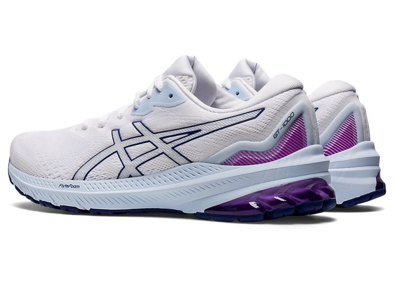 Asics Gt-1000 11 Tekaški Čevlji Ženske Bele Modre | SI0973-309