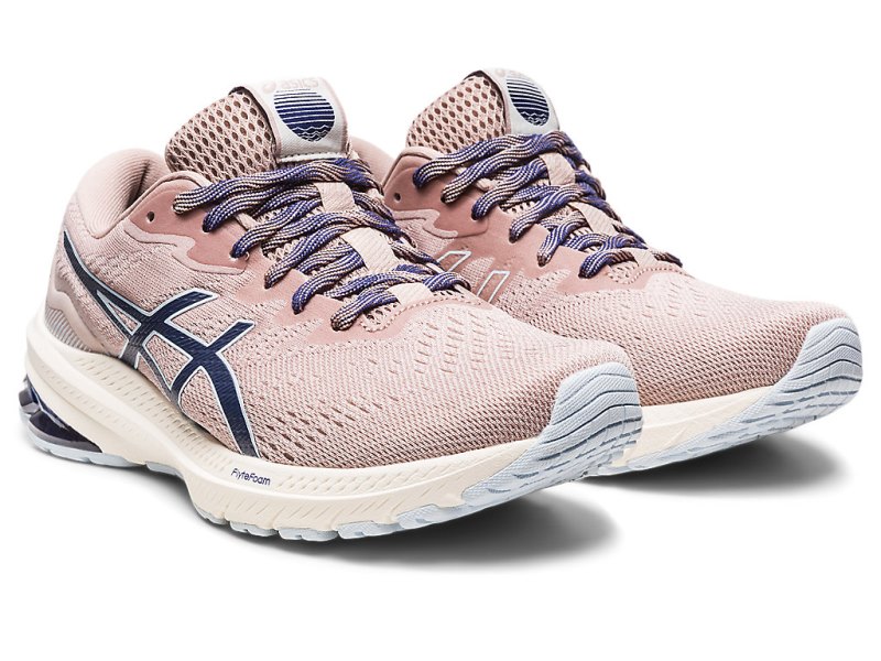 Asics Gt-1000 11 Tekaški Čevlji Ženske Bež Svetlo Koralne | SI5239-032