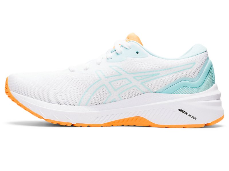 Asics Gt-1000 11 Tekaški Čevlji Ženske Bele Modre | SI8572-833