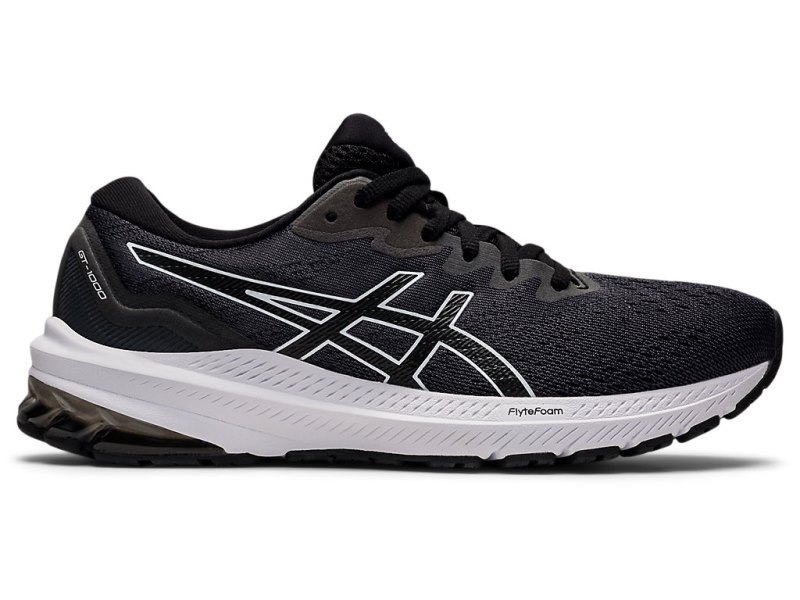 Asics Gt-1000 11 Tekaški Čevlji Ženske Črne Bele | SI3810-120