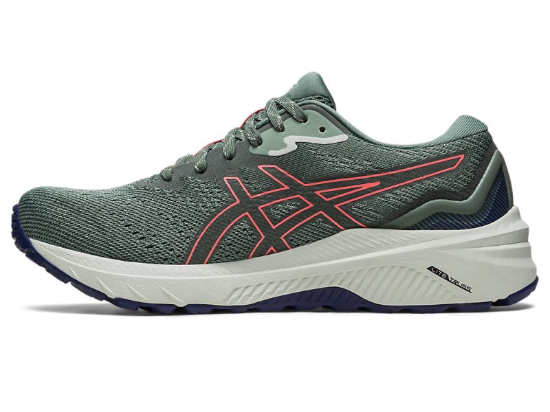 Asics Gt-1000 11 Tr NatuRE Bathing Tekaški Čevlji Ženske Olivno Zelene Koralne | SI8477-503