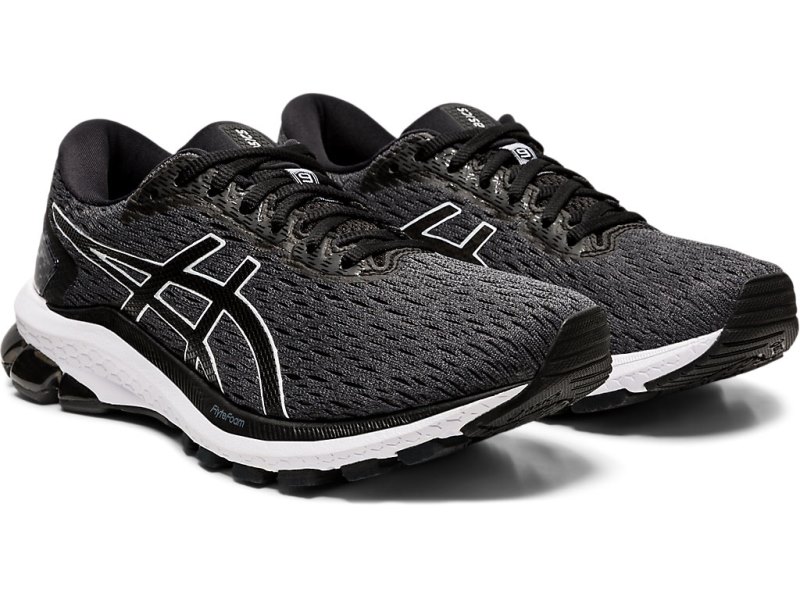 Asics Gt-1000 9 (D) Tekaški Čevlji Ženske Sive Črne | SI4875-190