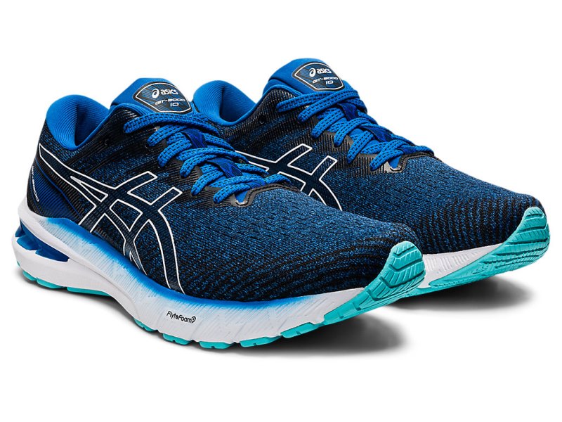 Asics Gt-2000 10 Tekaški Čevlji Moški Modre Bele | SI1437-313