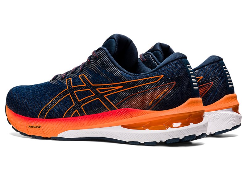 Asics Gt-2000 10 Tekaški Čevlji Moški Modre Oranžne | SI8647-418