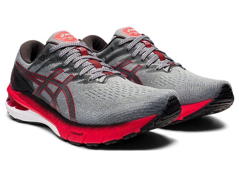 Asics Gt-2000 10 Tekaški Čevlji Moški Sive Rdeče | SI5510-613