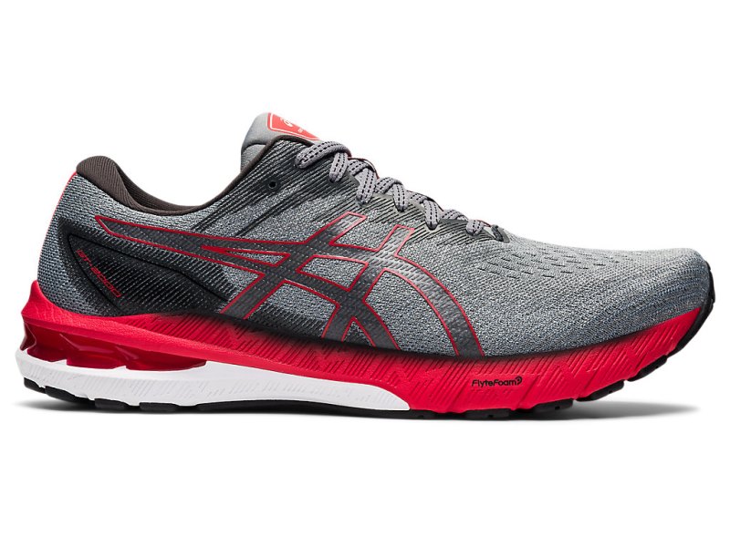 Asics Gt-2000 10 Tekaški Čevlji Moški Sive Rdeče | SI5510-613