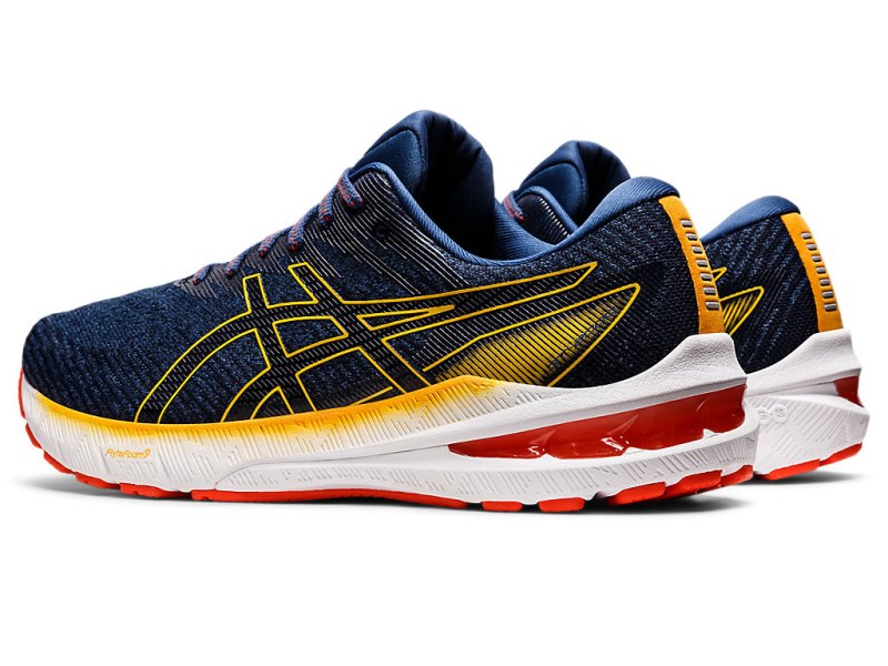 Asics Gt-2000 10 Tekaški Čevlji Moški Črne Modre Oranžne | SI3701-166