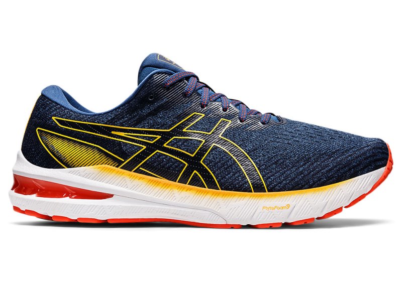 Asics Gt-2000 10 Tekaški Čevlji Moški Črne Modre Oranžne | SI3701-166