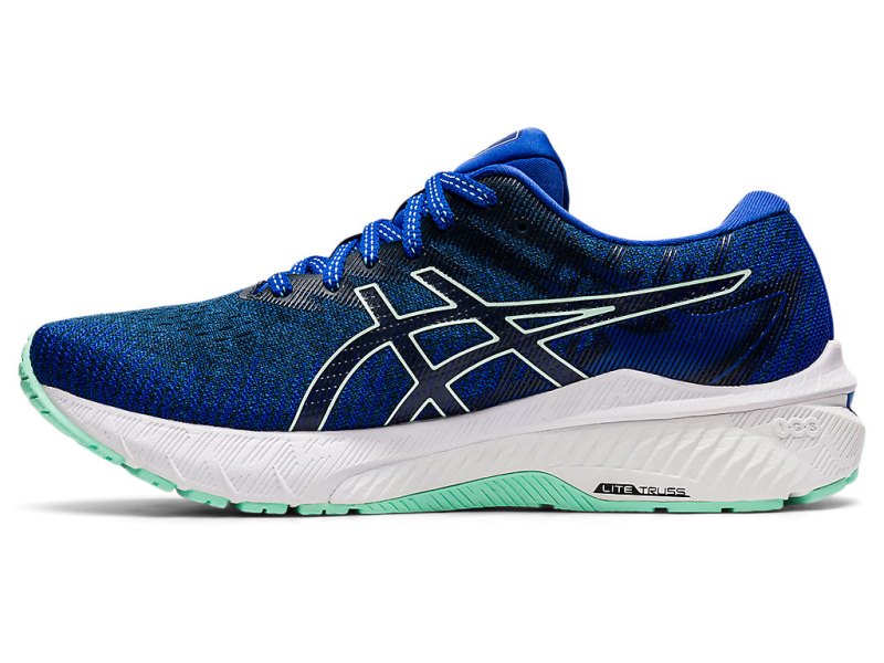 Asics Gt-2000 10 Tekaški Čevlji Ženske Modre Svetlo Zelene | SI3828-462