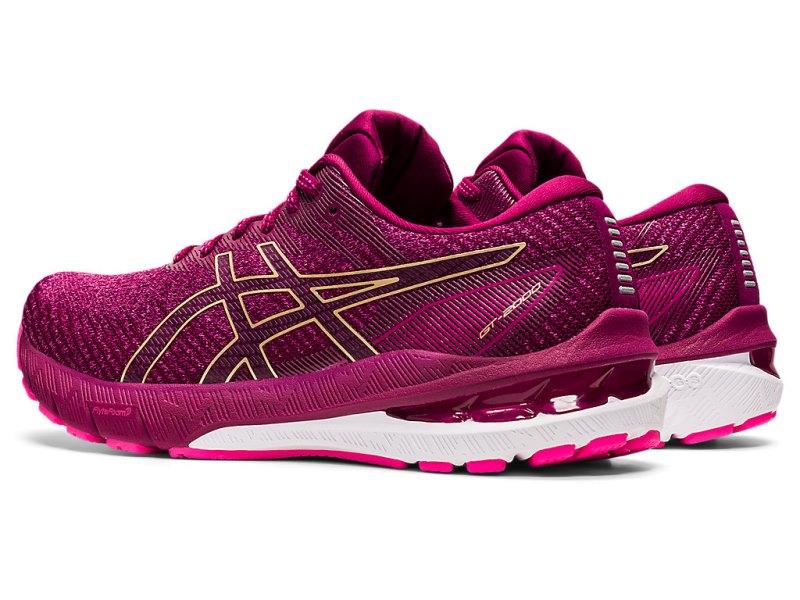 Asics Gt-2000 10 Tekaški Čevlji Ženske Roza Rumene | SI5320-361