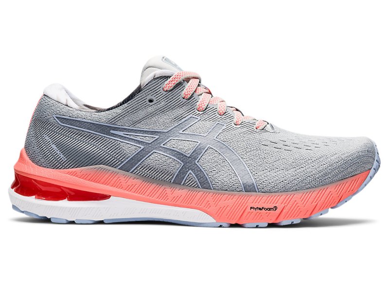 Asics Gt-2000 10 Tekaški Čevlji Ženske Sive Svetlo Modre | SI2312-286