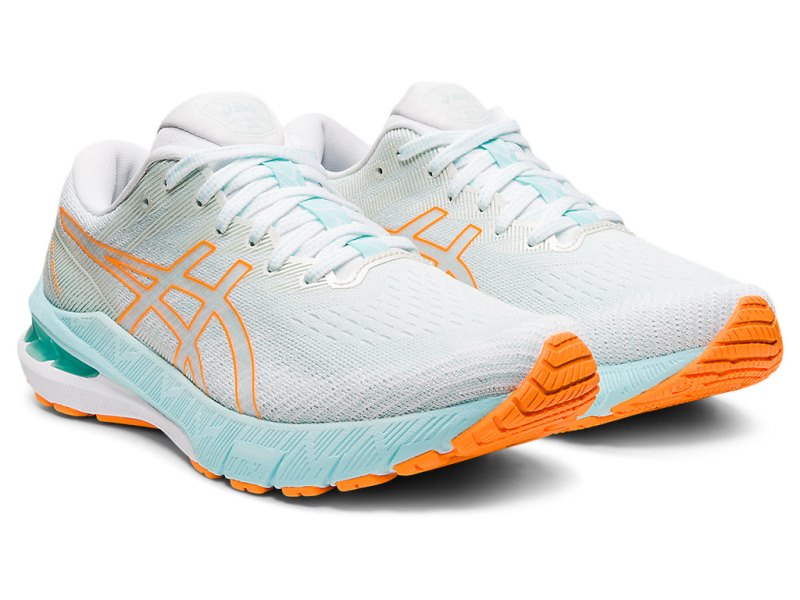 Asics Gt-2000 10 Tekaški Čevlji Ženske Svetlo Modre Oranžne | SI4275-890