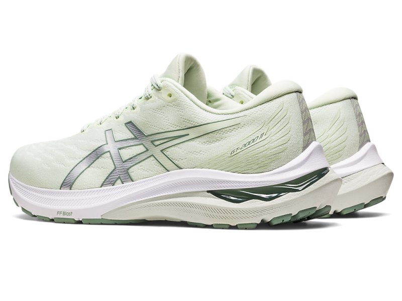 Asics Gt-2000 11 Tekaški Čevlji Ženske Zelene Srebrne | SI8801-080