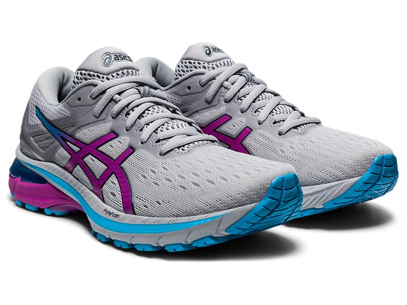 Asics Gt-2000 9 Tekaški Čevlji Ženske Sive Vijolične | SI3131-884