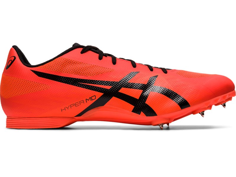 Asics Hyper MD 7 Superge Za Atletiko Moški Oranžne Rdeče Črne | SI9748-263