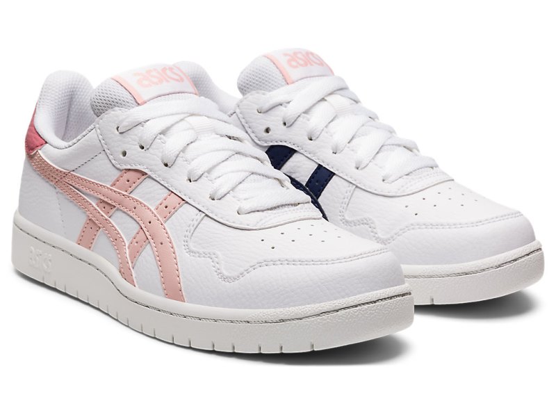 Asics Japan S Netball Shoes Otroški Bele Svetlo Koralne | SI4360-552