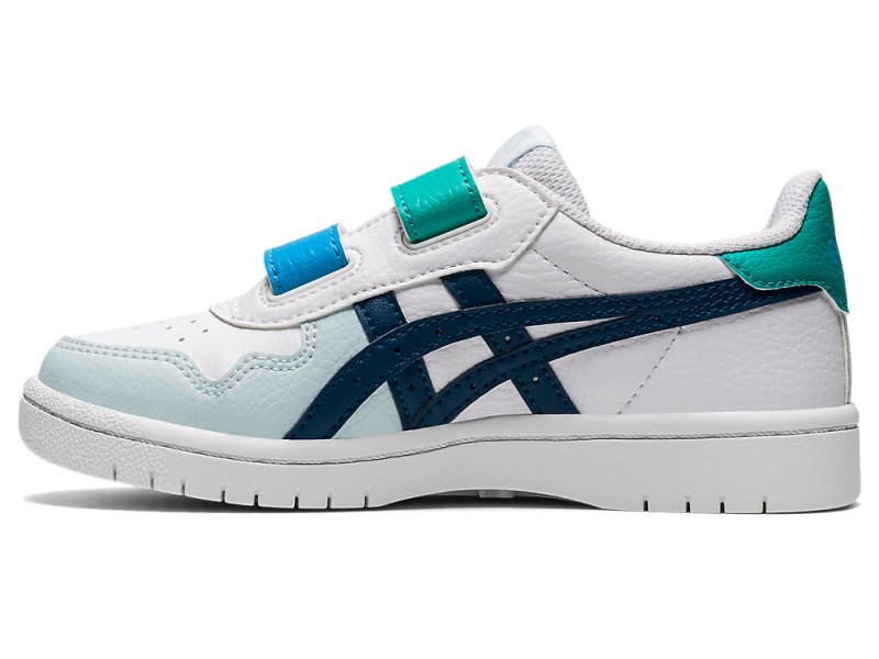 Asics Japan S Netball Shoes Otroški Bele Modre | SI8021-409