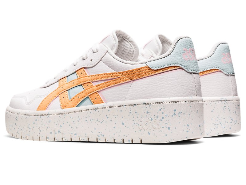 Asics Japan S PF Netball Shoes Ženske Bele Svetlo Oranžne | SI8092-308