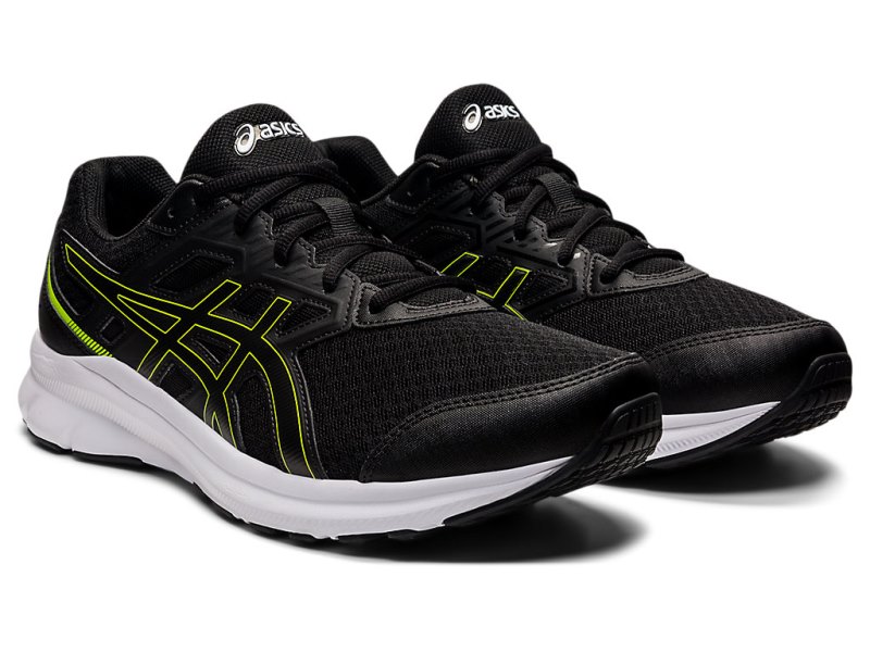 Asics Jolt 3 (4E) Tekaški Čevlji Moški Črne Zelene | SI7467-635