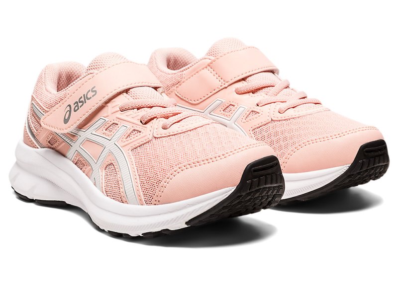 Asics Jolt 3 Tekaški Čevlji Otroški Roza Bele | SI9965-526