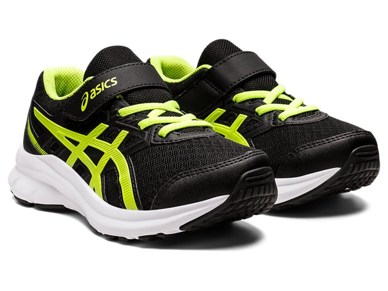 Asics Jolt 3 Tekaški Čevlji Otroški Črne Zelene | SI0939-269