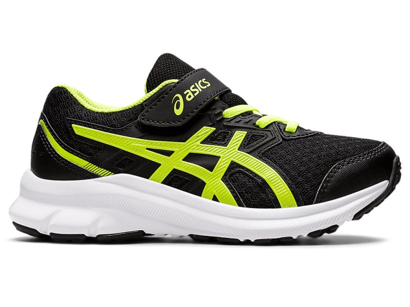 Asics Jolt 3 Tekaški Čevlji Otroški Črne Zelene | SI0939-269