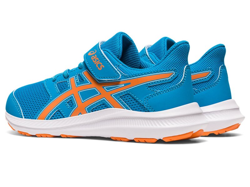 Asics Jolt 4 Športne Superge Otroški Modre Oranžne | SI4818-861