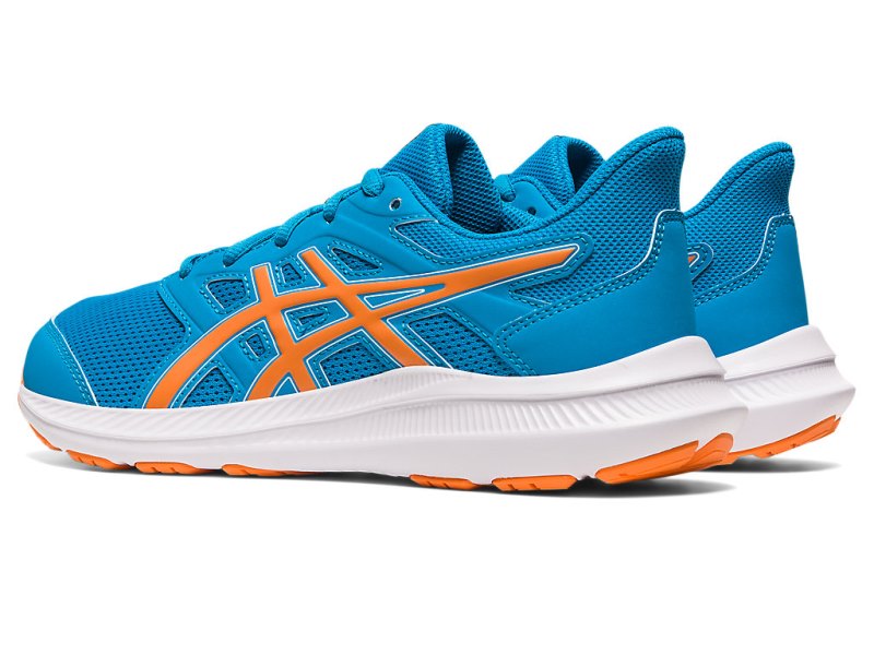 Asics Jolt 4 Športne Superge Otroški Modre Oranžne | SI7476-311