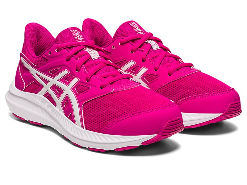 Asics Jolt 4 Športne Superge Otroški Roza Bele | SI0057-978