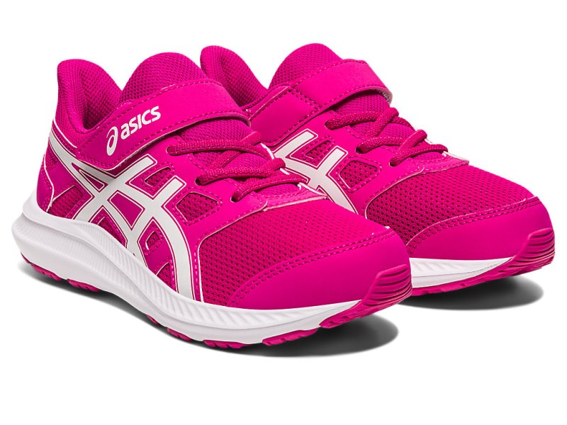 Asics Jolt 4 Športne Superge Otroški Roza Bele | SI5353-253