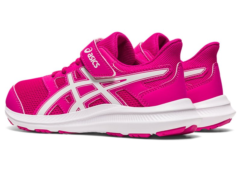 Asics Jolt 4 Športne Superge Otroški Roza Bele | SI5353-253