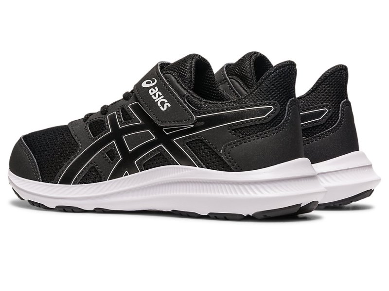 Asics Jolt 4 Športne Superge Otroški Črne Bele | SI1184-368