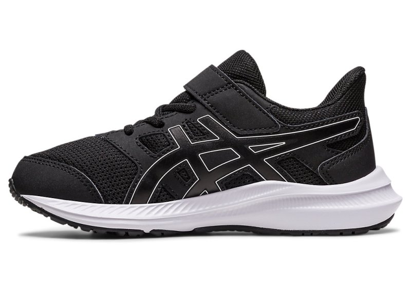 Asics Jolt 4 Športne Superge Otroški Črne Bele | SI1184-368