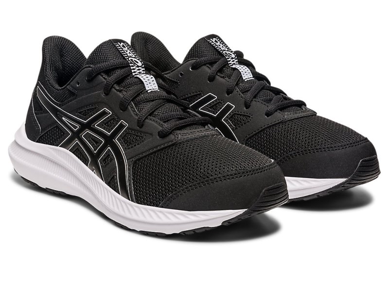 Asics Jolt 4 Športne Superge Otroški Črne Bele | SI1521-849