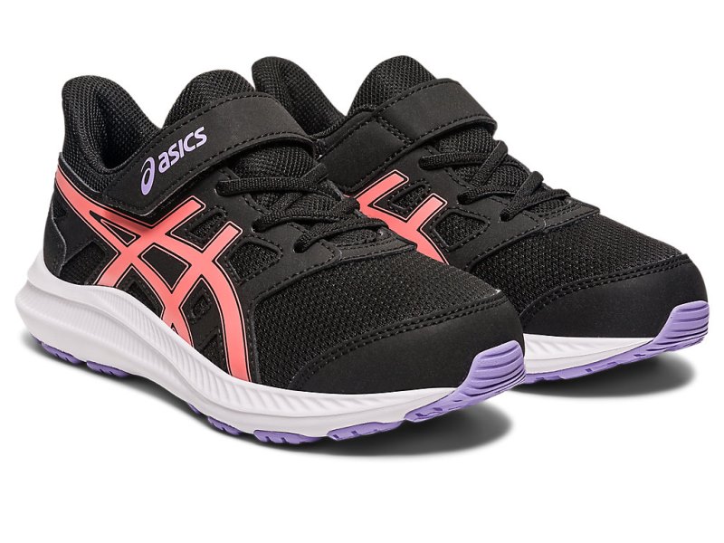 Asics Jolt 4 Športne Superge Otroški Črne Koralne | SI3392-490